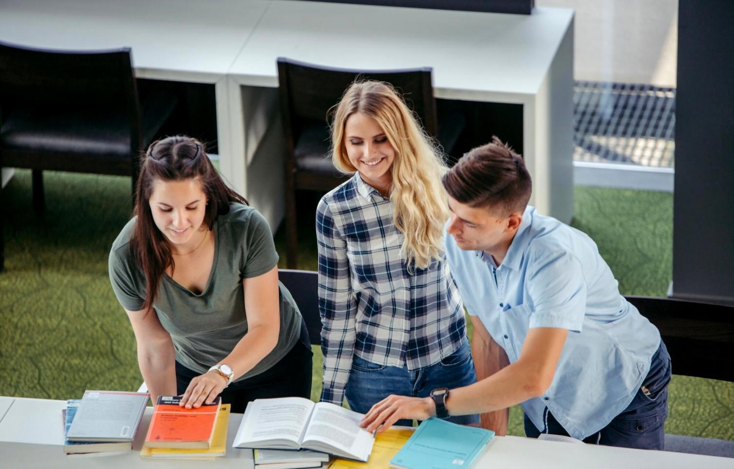 Team bei der Arbeit an Finanzlösungen